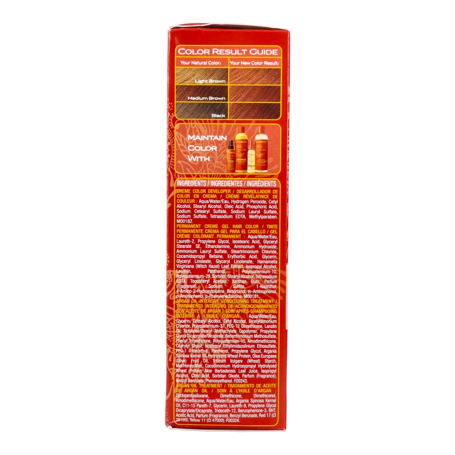 Creme Of Nature Argan Color Bronze Copper 7.64