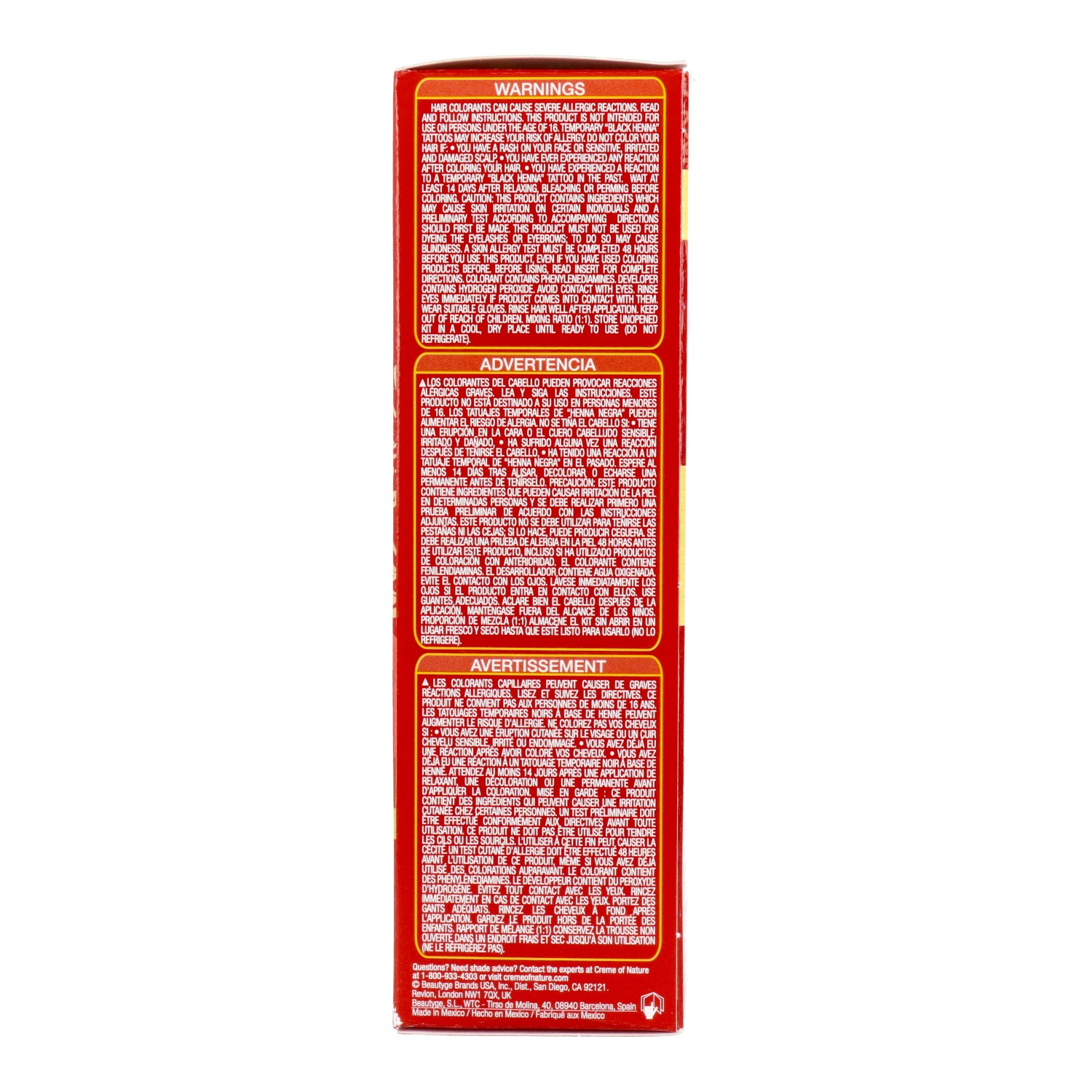 Creme Of Nature Argan Colore Honey Blonde 10.0