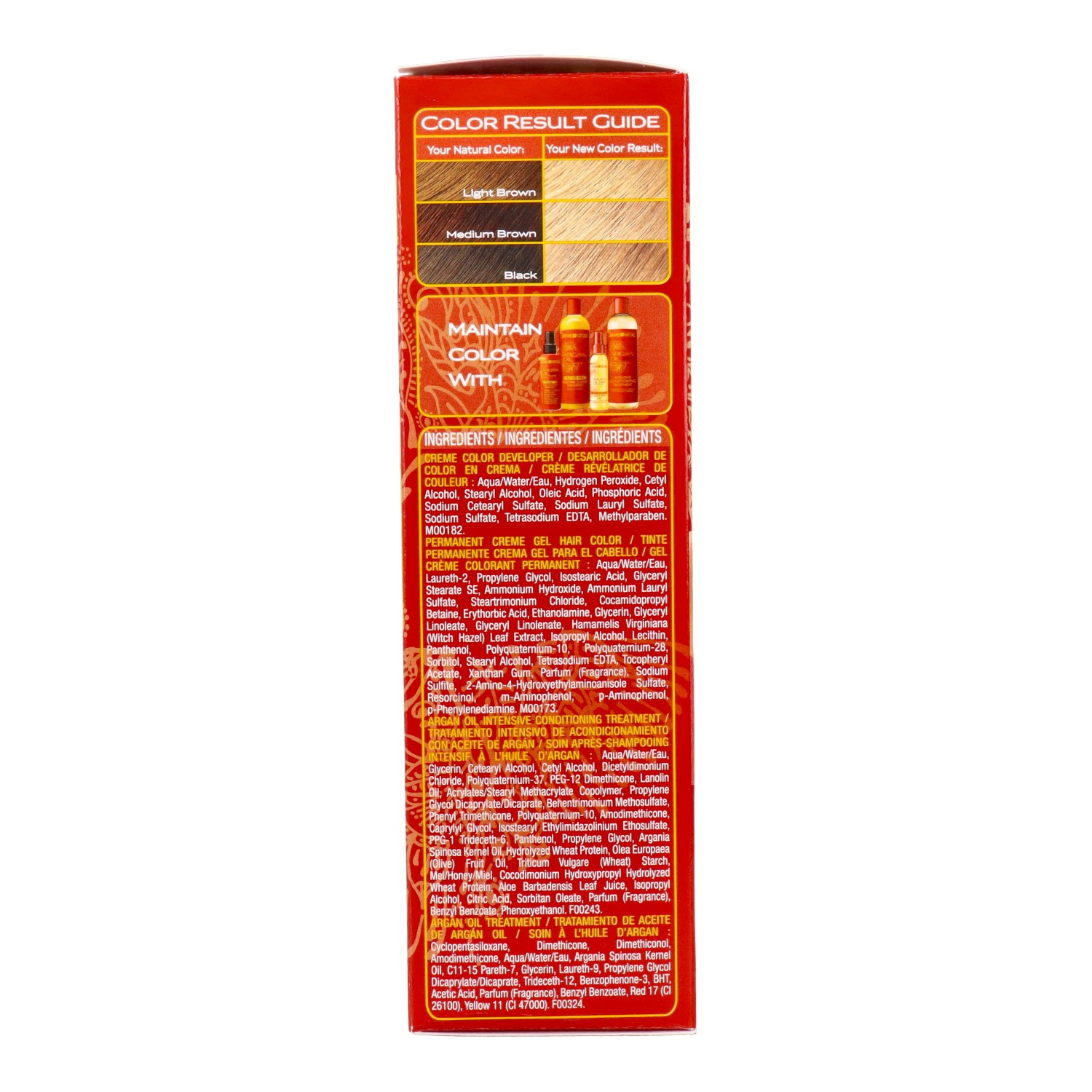 Creme Of Nature Argan Couleur Honey Blonde10.0