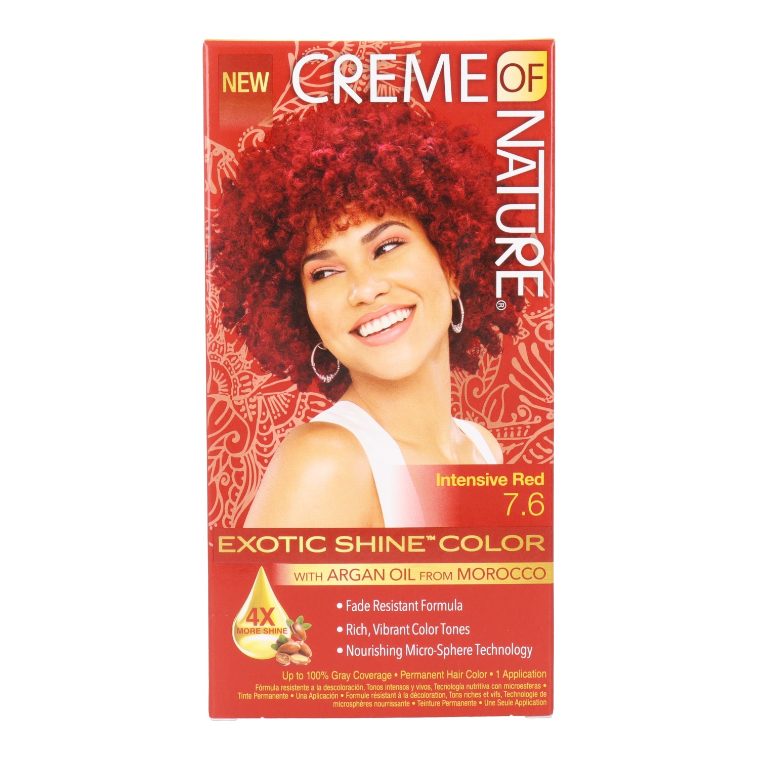 Cream Of Nature Argan Color Intensive Red 7.6