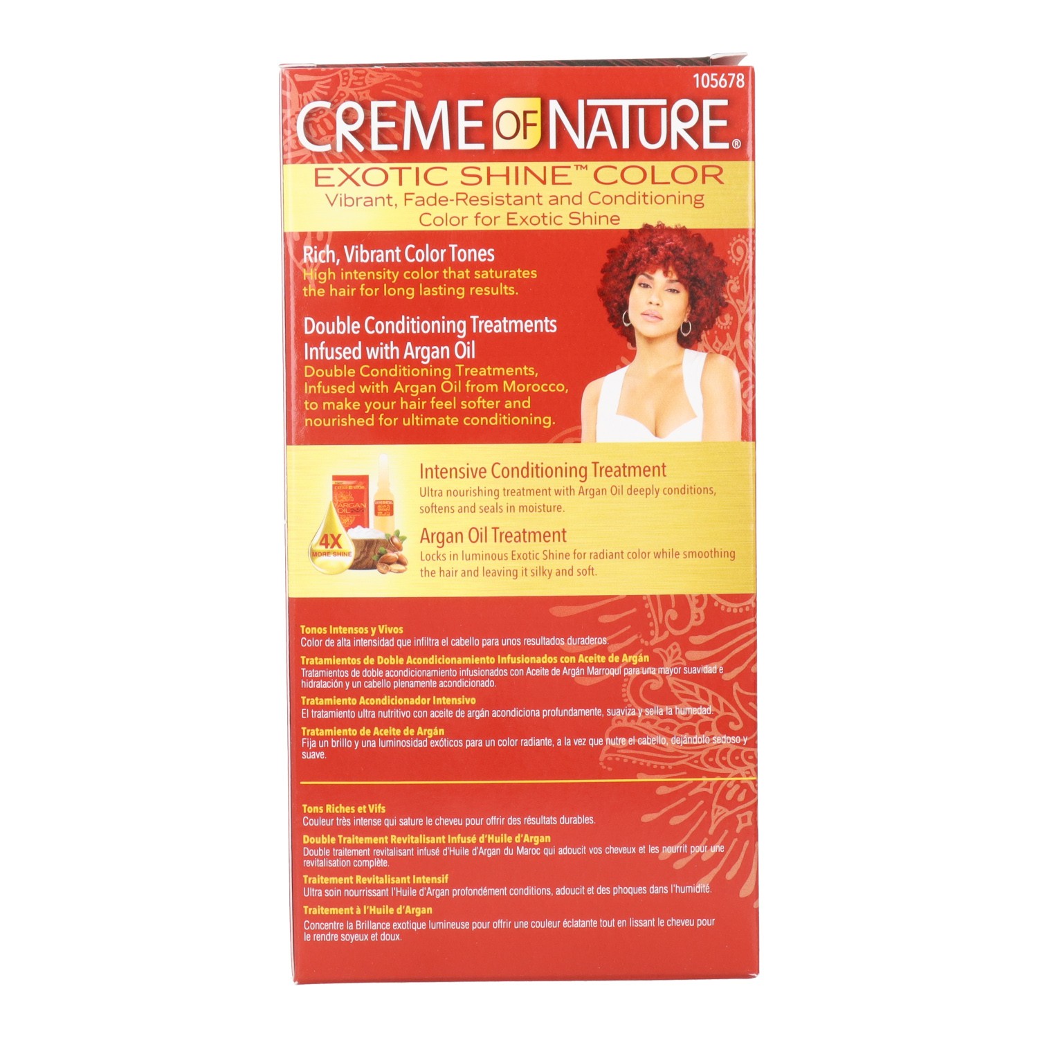 Cream Of Nature Argan Color Intensive Red 7.6