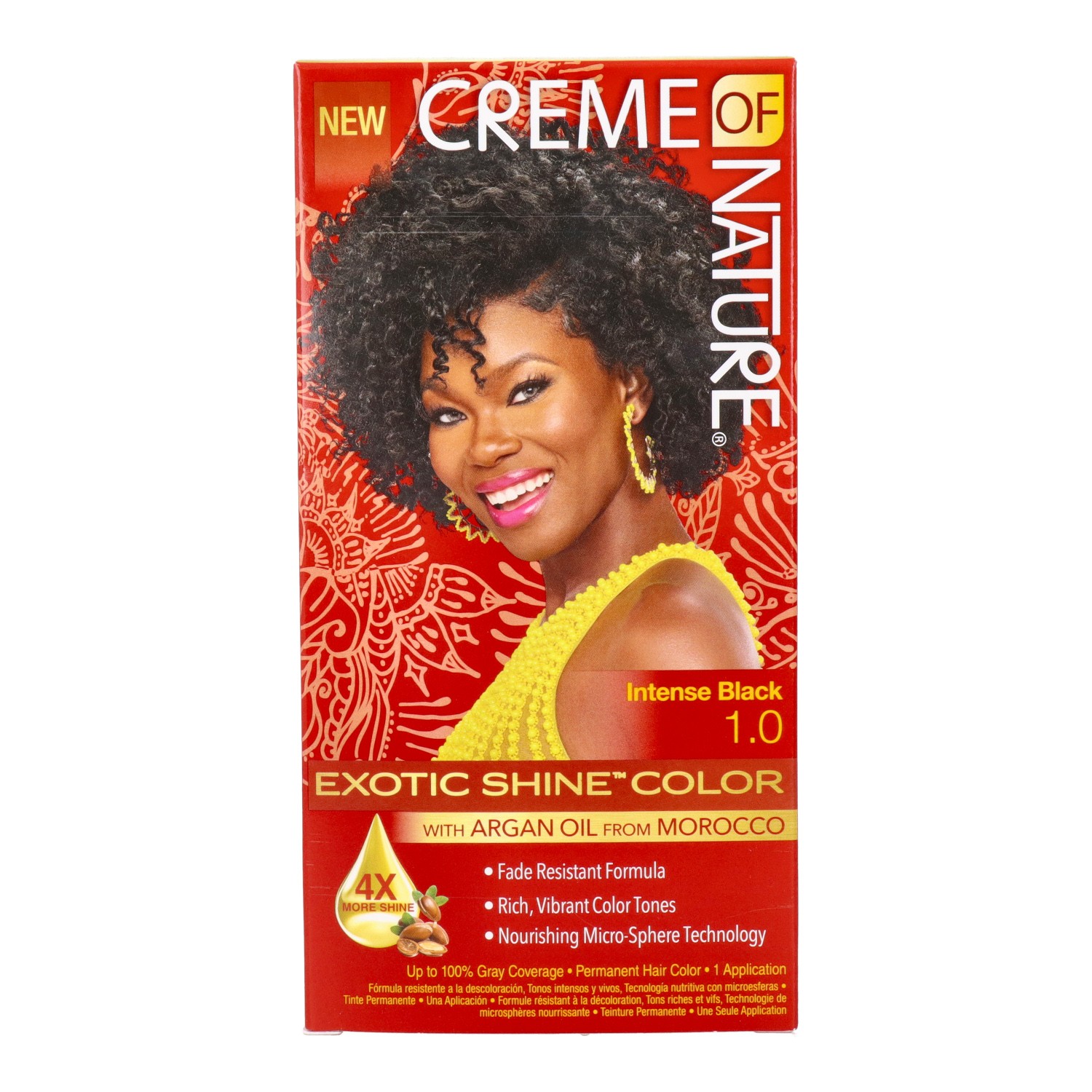 Creme Of Nature Argan Color Intense Black 1.0