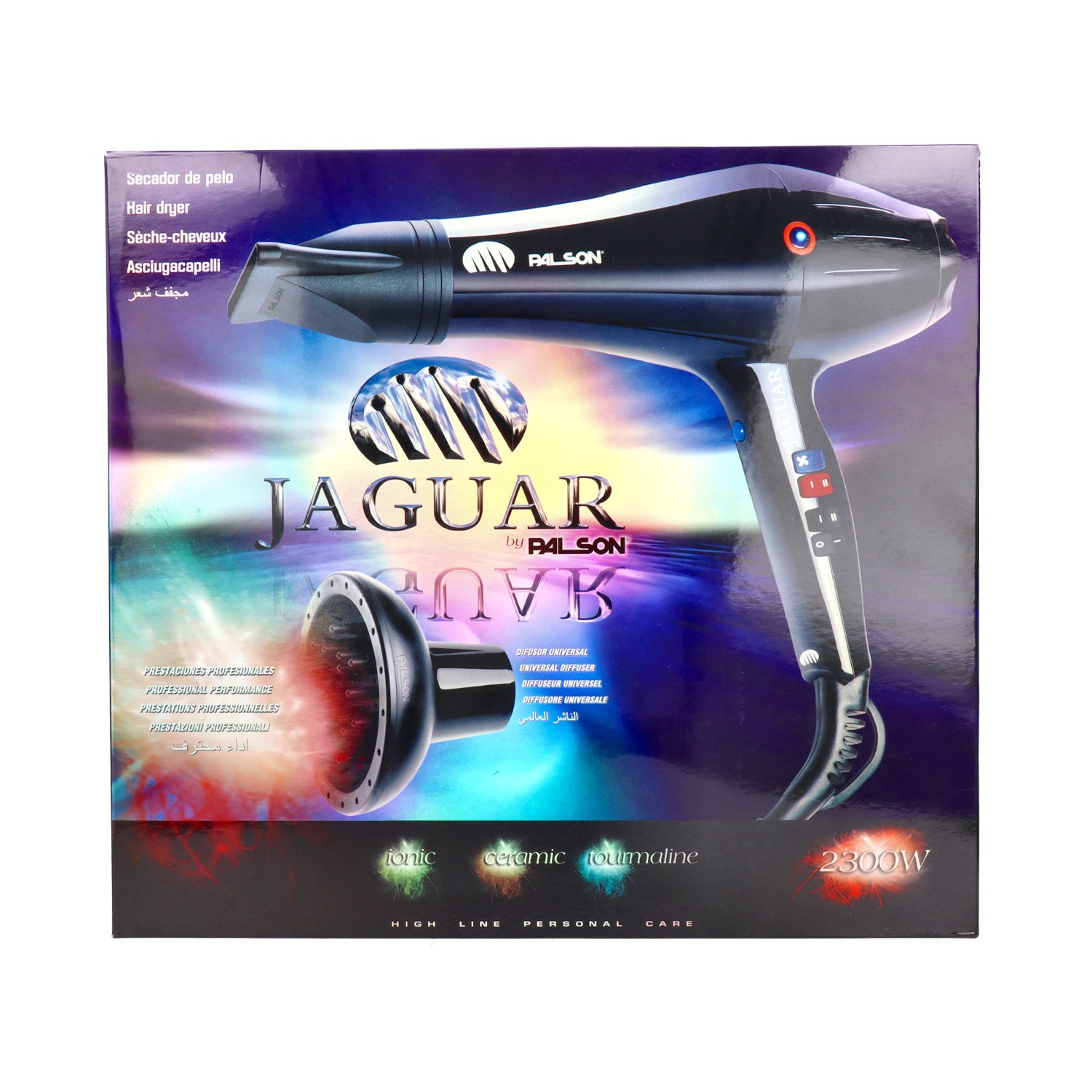 PALSON SECADOR PROF JAGGAR C/DIFUSOR UNIV+PEINE 2300W