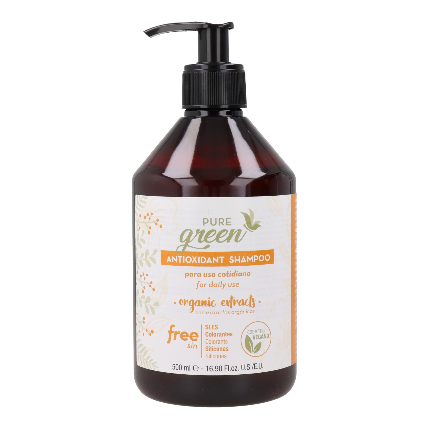 Pure Green Antioxidant Champú 500 ml Pure Green Antioxidant Champú 500 ml
