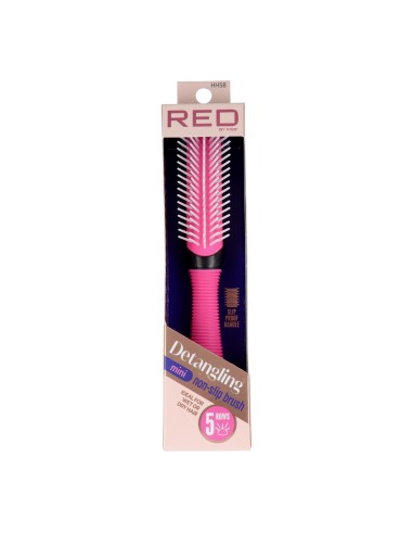 Red Kiss Detangling Non-Slip Mini Brush 5 Rows