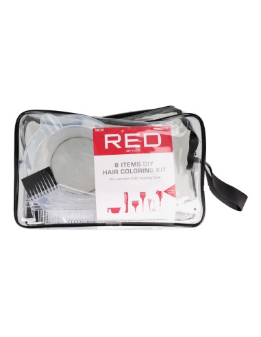 Red Kiss Coloring Kit with Pouch Bag