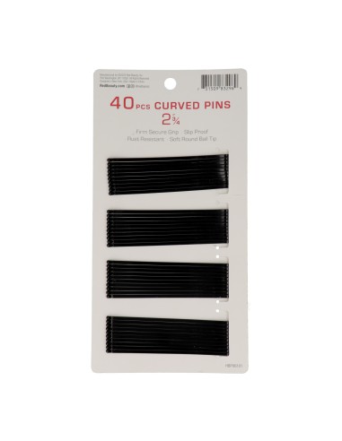 Red Kiss Curved Pins 2 3/4″ 40 Pcs