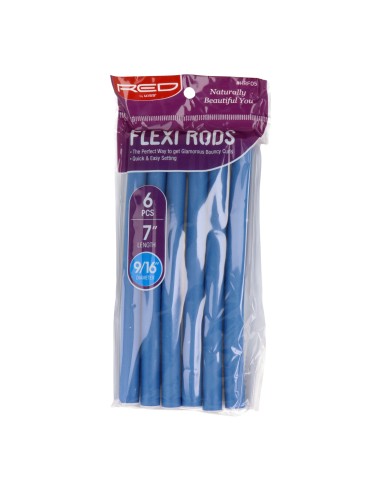 Red Kiss Flexi Rods 7" 9.16 6 Pcs Pack B