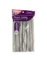 Red Kiss Flexi Rods 7" 11.16 6 Pcs Gray