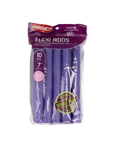 Red Kiss Flexi Rods 7" 3.4 Valuepk 10Pcs Purple