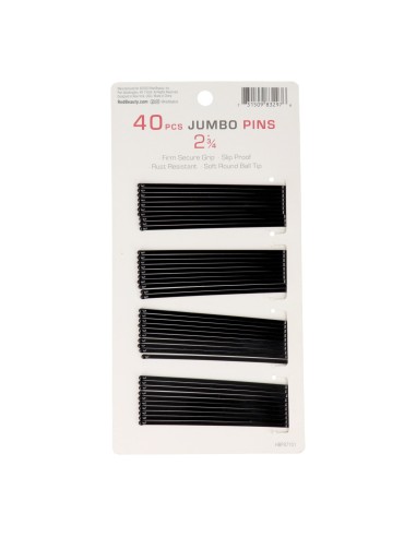 Red Kiss Jumbo Pins 2 3.4 40 Pz Nero