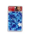 Red Kiss L Hair Beads 240 Pcs (Blue Asst)