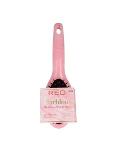 Red Kiss Marblous Mini Round Paddle Brush