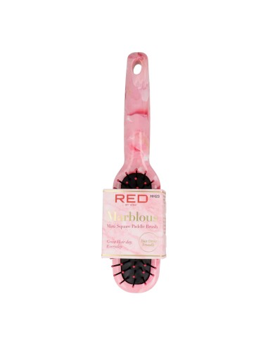 Red Kiss Marblous Mini Square Paddle Brush