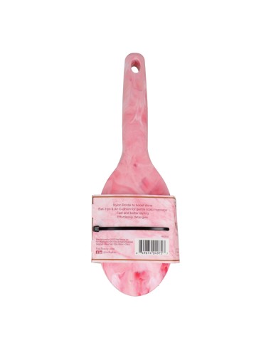 Red Kiss Marblous Round Paddle Brush