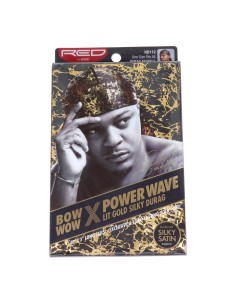 Red Kiss Power Wave Lit Silky Durag Marble