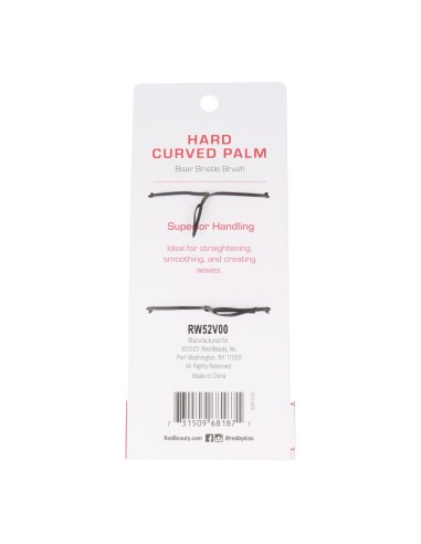Red Kiss Professional Hard Curved Palm Brush