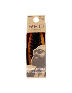 Red Kiss Premium Beard Brush Pocket