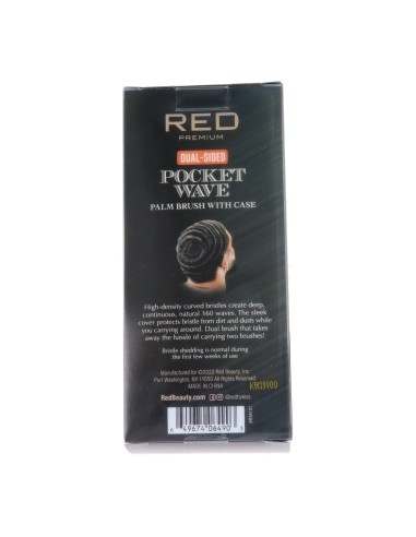 Brosse à paume double incurvée Red Kiss Premium