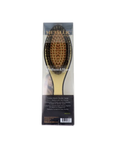 Red Kiss Premium Mixed Boar Brush Metallic Gold Wa