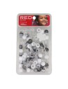 Red Kiss Xl Hair Beads 100 Pcs (Black)