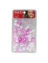 Red Kiss Xl Hair Beads 100 Pcs (Purple)