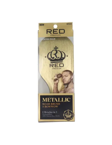 Red Kiss Premium Mixed Boar Brush Metallic Gold Cl