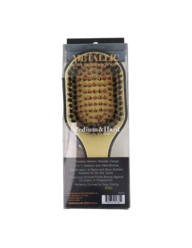 Red Kiss Premium Mixed Boar Brush Metallic Gold Cl