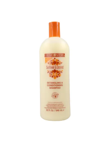 Creme Of Nature Sunflower Coco Detangling Acondicionador Champú 946 ml Creme Of Nature Sunflower Coco Detangling Acondicionador Champú 946 ml