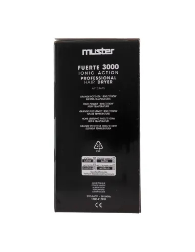 Muster Strong Dryer 3000 Ionic Action