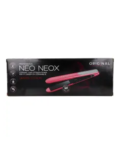 Sinelco Neox Plancha Ceramica Rosa/Plata Fluo