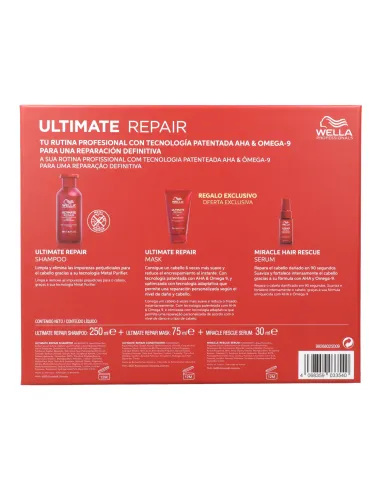 Wella Pack Ultimate Repair Champu + Reparador + Mascarilla