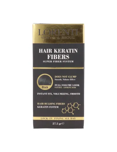 Lorenti Hair Keratin Fibers 27.5Gr Black