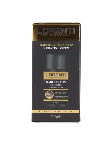 Lorenti Hair Keratin Fibers 27.5Gr Medium Brown