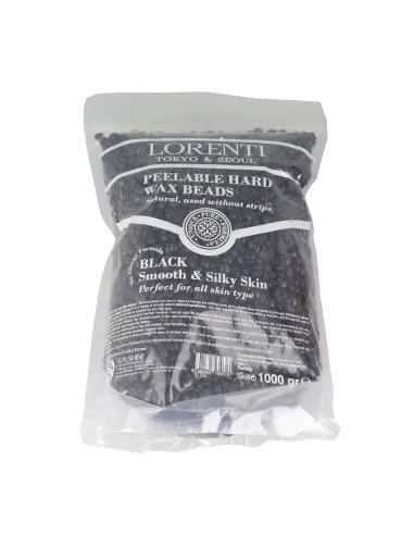 Lorenti Hair Perlas de cera depilatoria 1000 ml Carbon