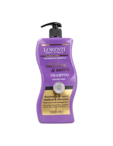 Lorenti Hair Champú 1000 ml Collagen & Biotin