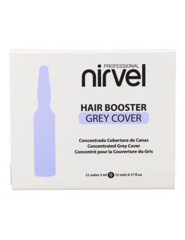 Nirvel Hair Booster Copertura Grigia (12 Fiale X 5 ml)