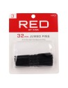 Alfinetes de cabelo Jumbo Red Kiss 3 32 unidades preto