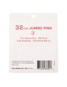 Alfinetes de cabelo Jumbo Red Kiss 3 32 unidades preto