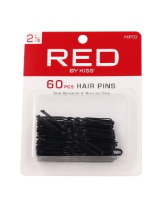 Red Kiss Hair Pins 2 1.2 60 Pcs Black