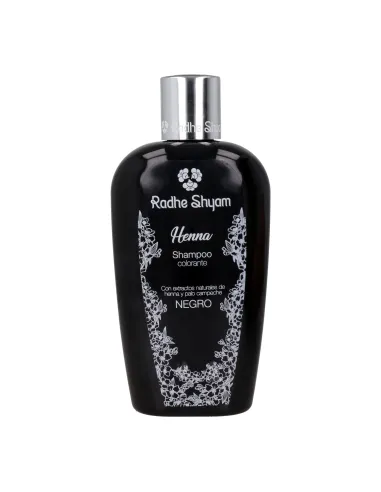 Radhe Shyam Henna Champú Colorante Negro 250 ml