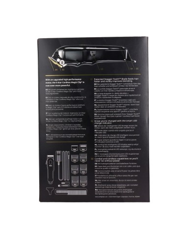 Wahl Negra Magic Clip Cordless 5 Estrellas