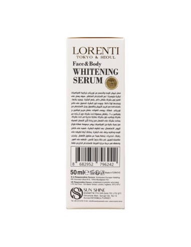 Lorenti Face & Body Whitening Serum 50 ml