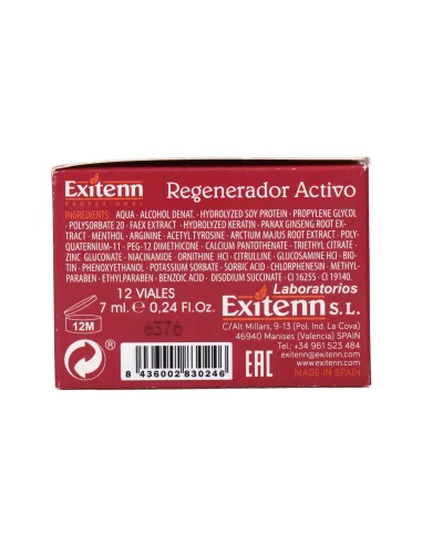 Exitenn Regenerador Activo Ampollas 12X7 ml