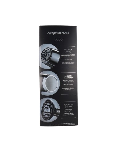 Babyliss Pro Secador Falco High Speed Silver
