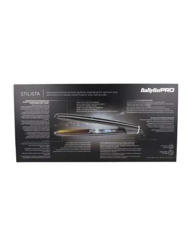 Babyliss Plancha Stilista Negra y Plata