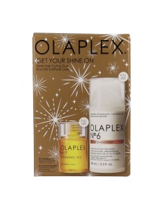 Olaplex Get Your Shine On Styling and Anti Frizz Pack No6 and No7