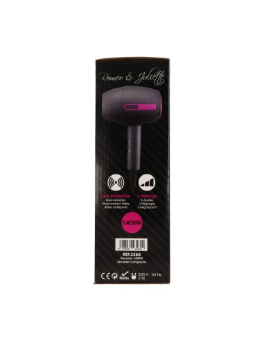 Albi Secador R&J Viaje Grey & Purple 1400W 