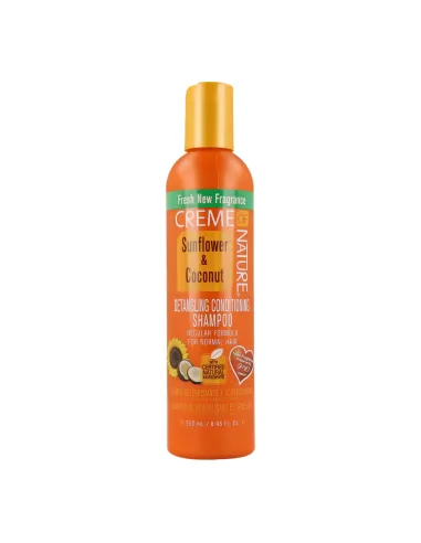 Creme Of Nature Sunflower Coconut Detangling Condizionatore Shampoo 250 ml Creme Of Nature Sunflower Coconut Detangling Condizionatore Shampoo 250 ml