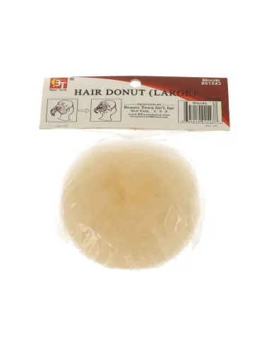 Beauty Town Hair Donut-Enchimiento Coque Longo Rubio (01543)